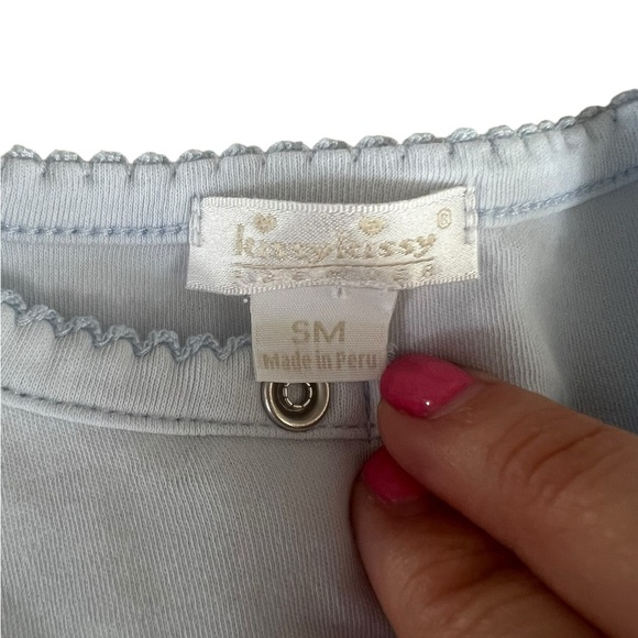 Kissy Kissy Transportation Embroidery Convertible Gown in Pale Blue in size SM - Picture 4 of 6